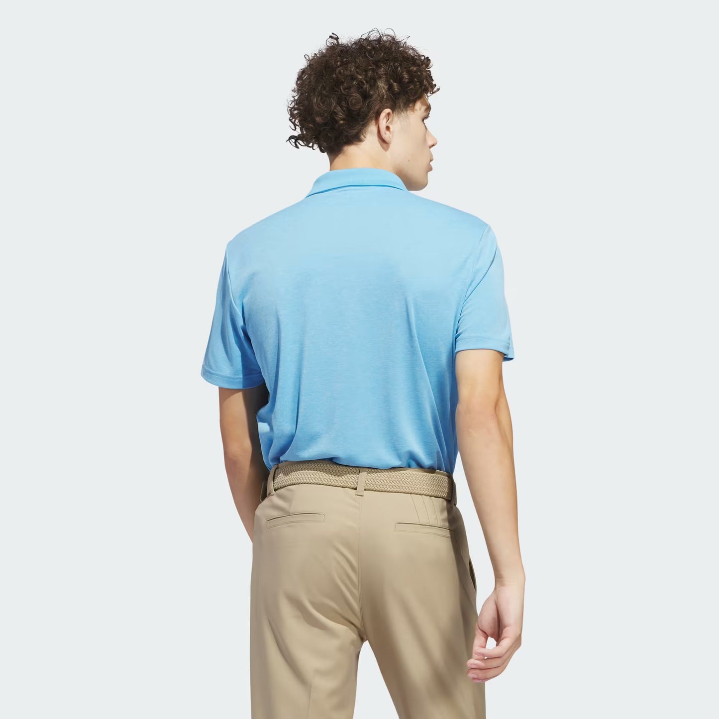 adidas Adi Performance Heathered Polo Shirt Semi Blue