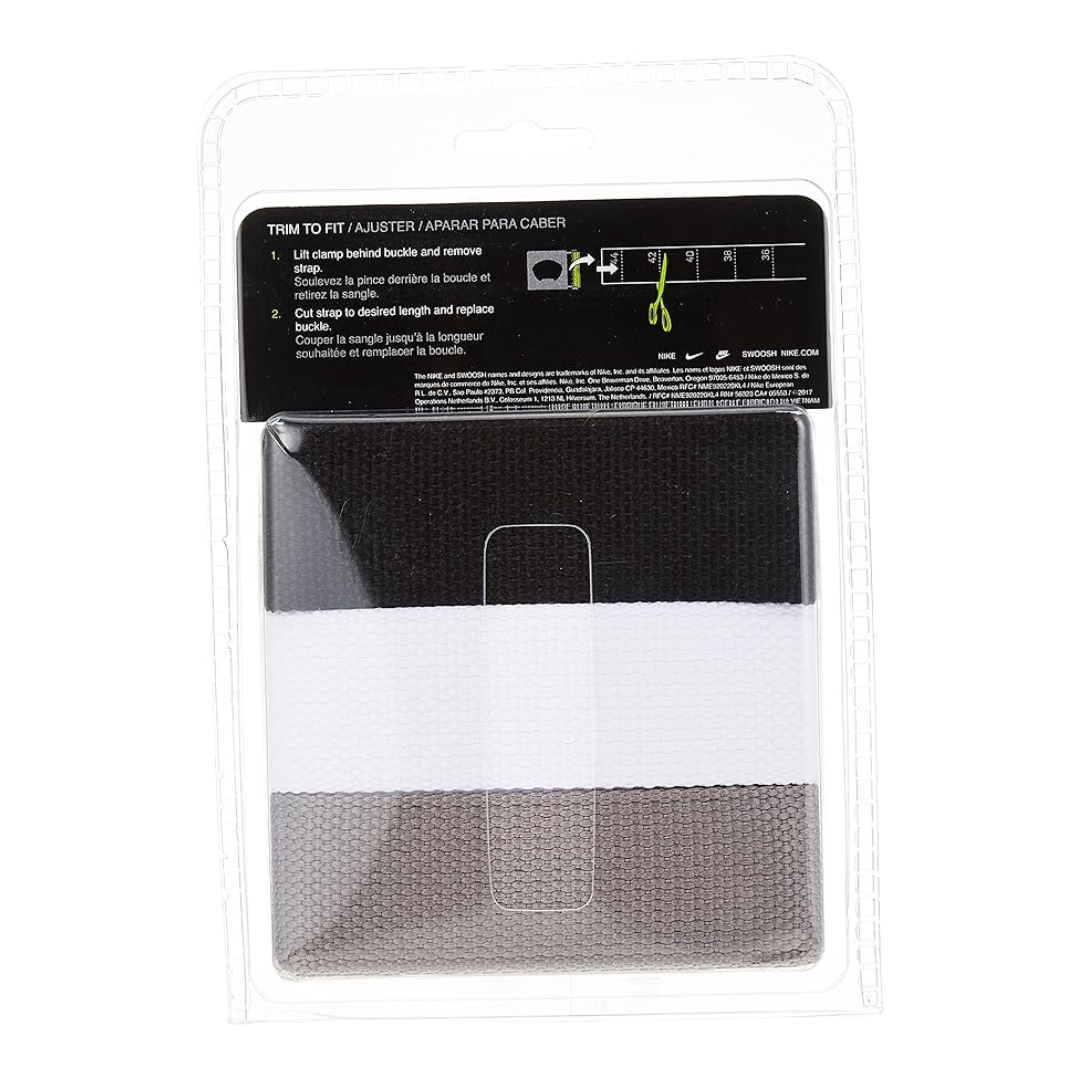 Nike 3-In-1 Web Pack W/ Black Hardware Black/White/Grey
