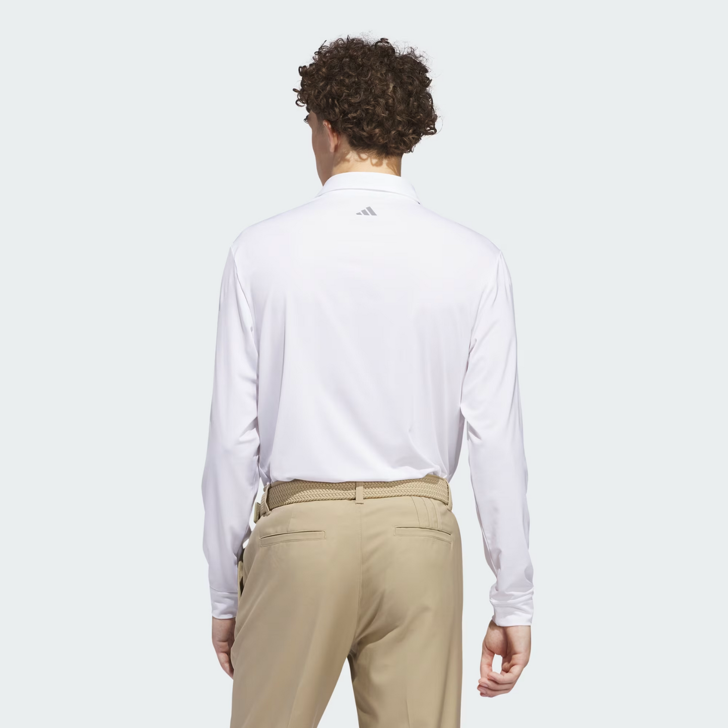adidas Long Sleeve Polo Shirt - White