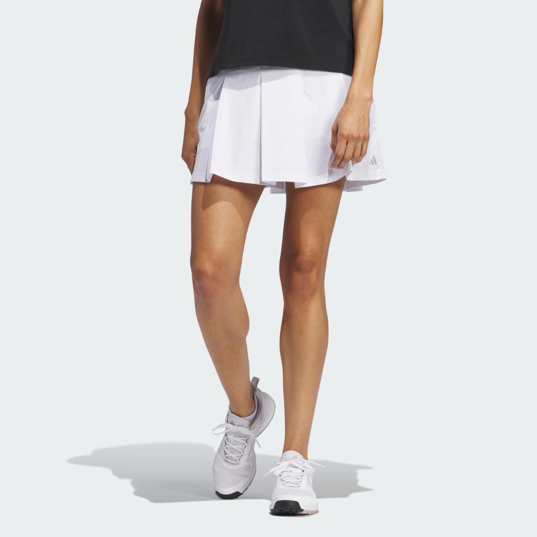 adidas Women's Ultimate365 Tour Pleated Skort - White