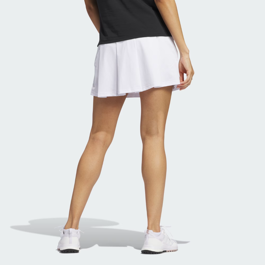 adidas Women's Ultimate365 Tour Pleated Skort - White