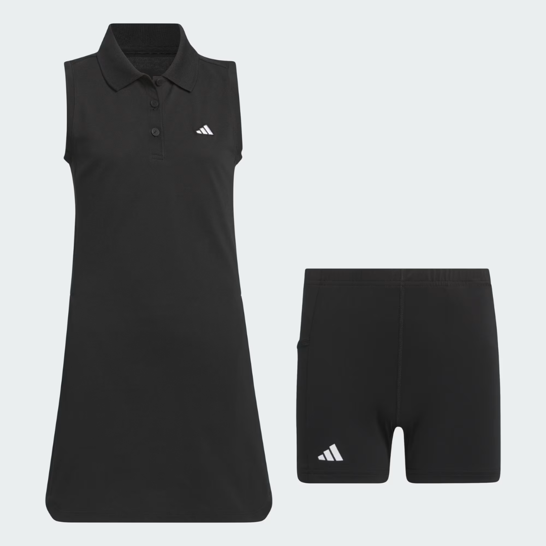 adidas Pique Club Dress Kids Black