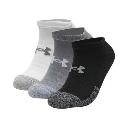 Adult HeatGear No Show Socks 3-Pack