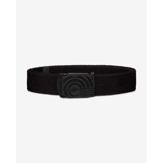 Dunk Inspired Ribbed Web Belt Black