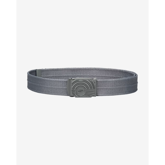 Dunk Inspired Ribbed Web Belt Dark Grey