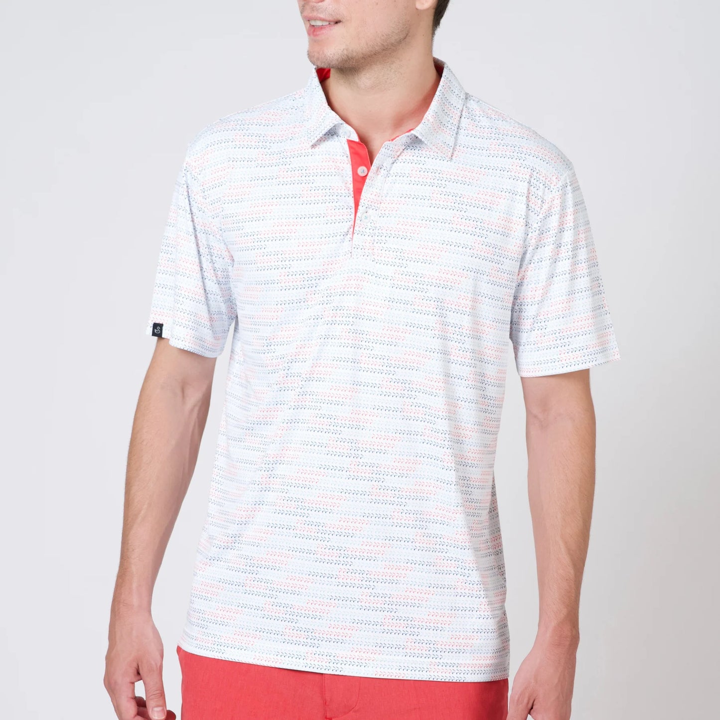 Carlson Polo Red Multi