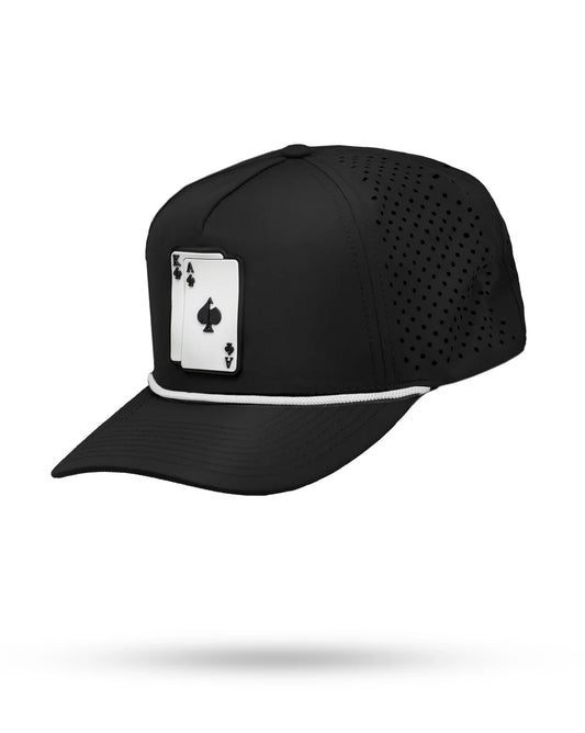 AK Black - Perforated Rope Hat