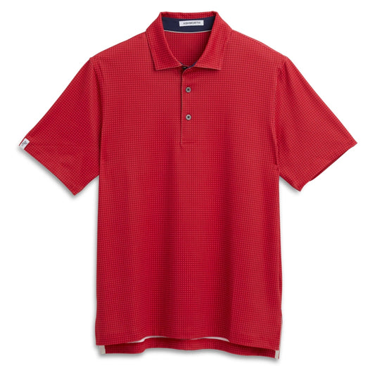 Pin Point Polo Core Red/Driver Navy