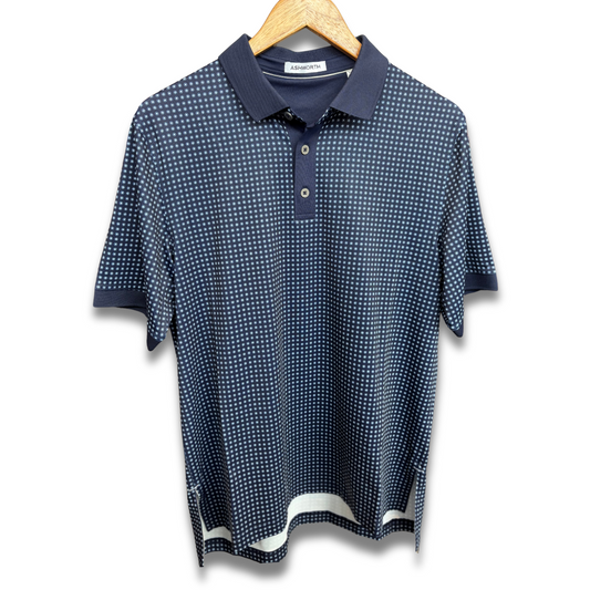 Quad Polo Driver Navy/White/Chambray