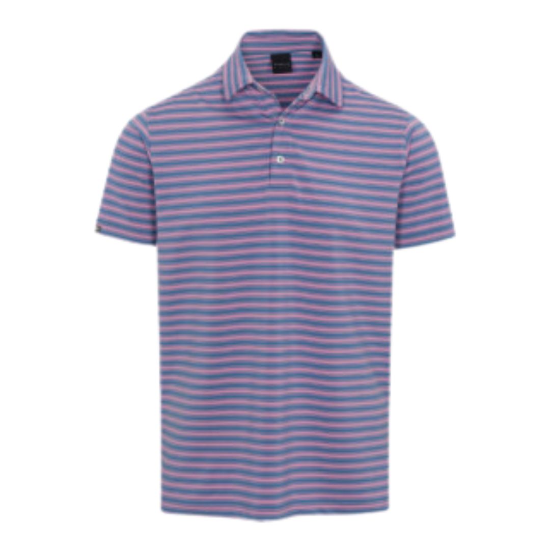 Oakwood Ventilated Stripe Performance Polo