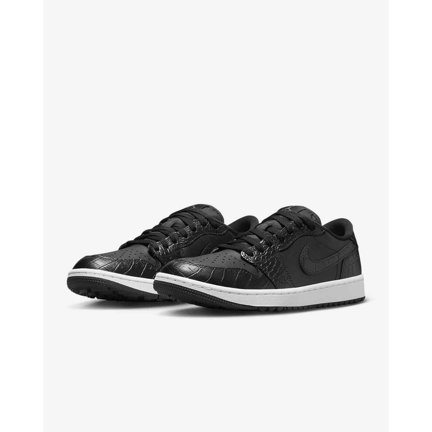 Jordan 1 Retro Low Golf Black Croc Men's