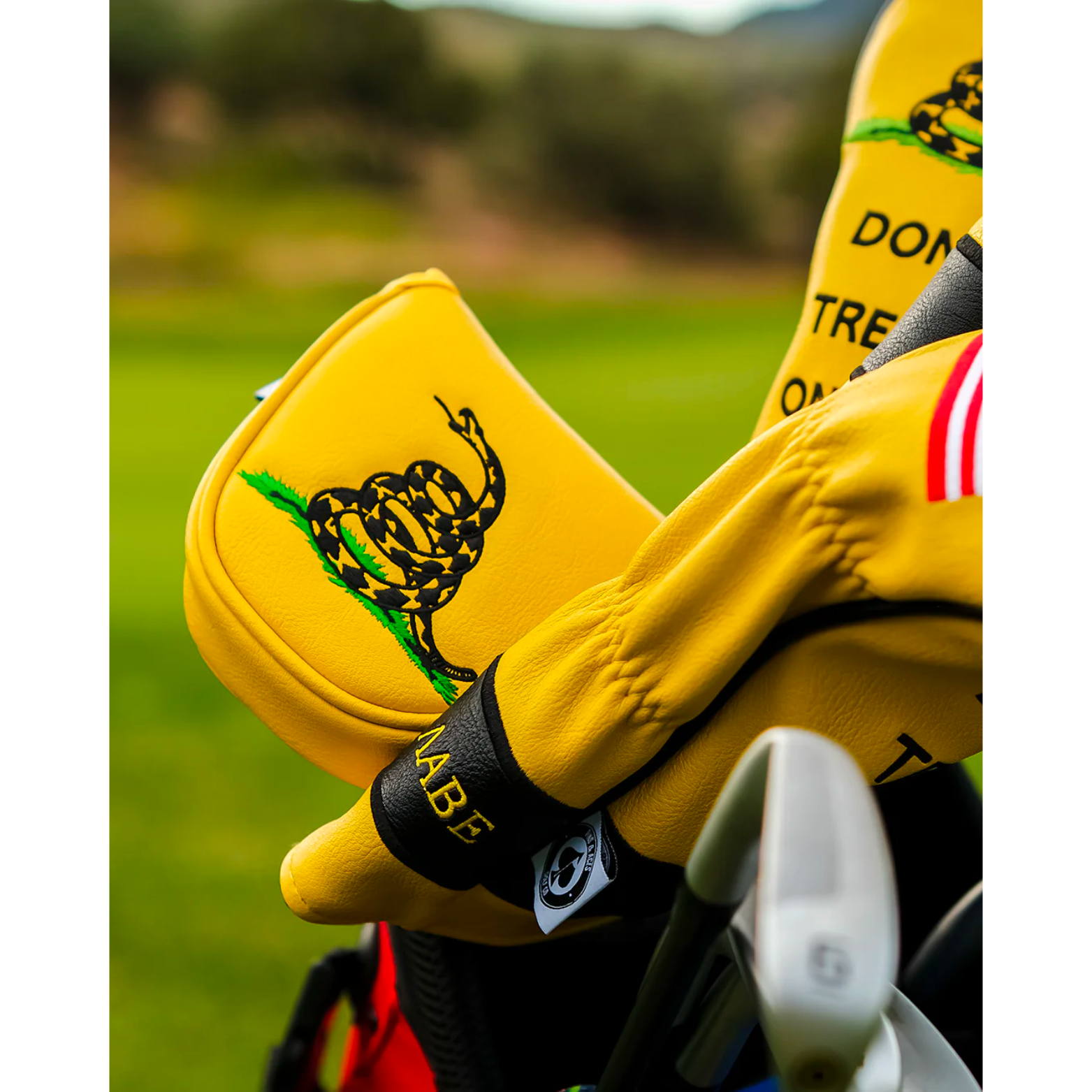 Don't Tread On Me - Mallet Putter Cover