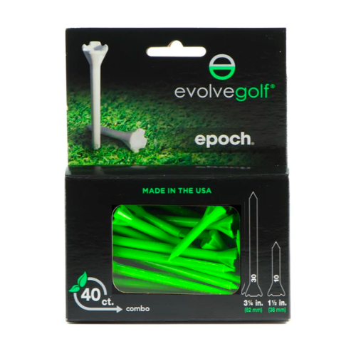 Epoch Bulk 3.25" Golf Tees Bright Green