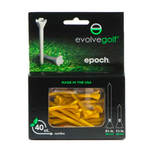 Epoch Bulk 3.25" Golf Tees Yellow