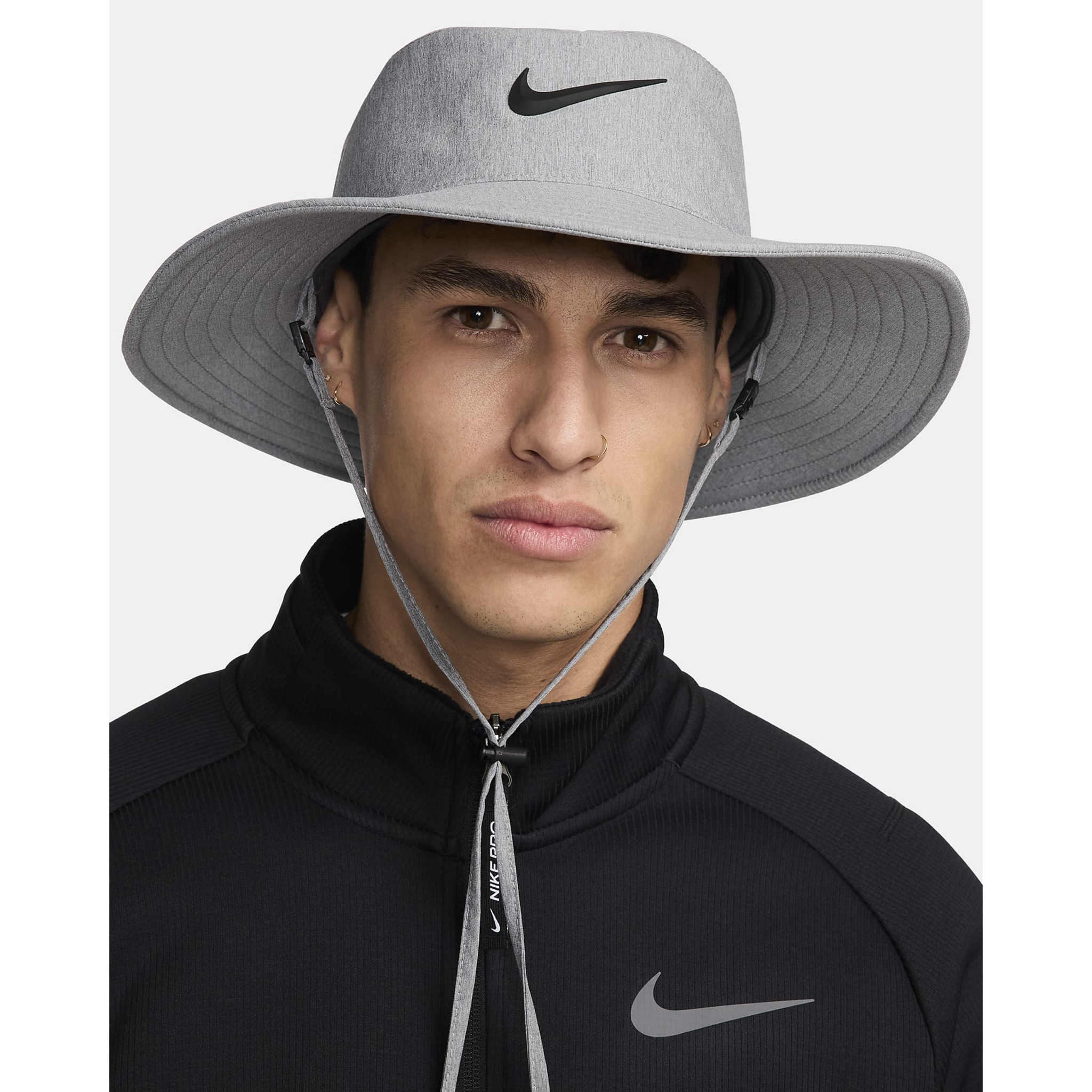 Nike Apex Dri Fit Bucket Hat Grey