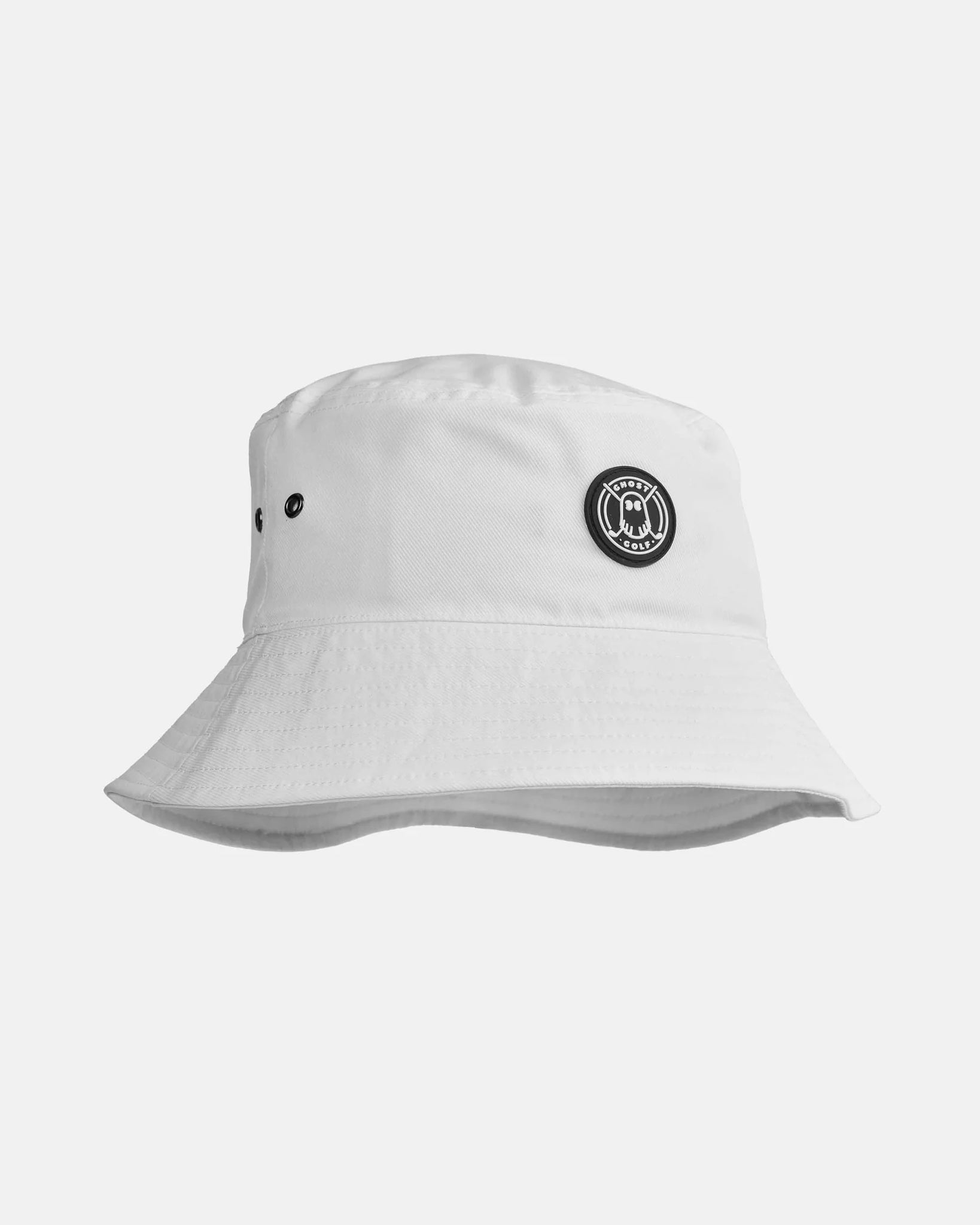Reversible Ghost Bucket Hat White