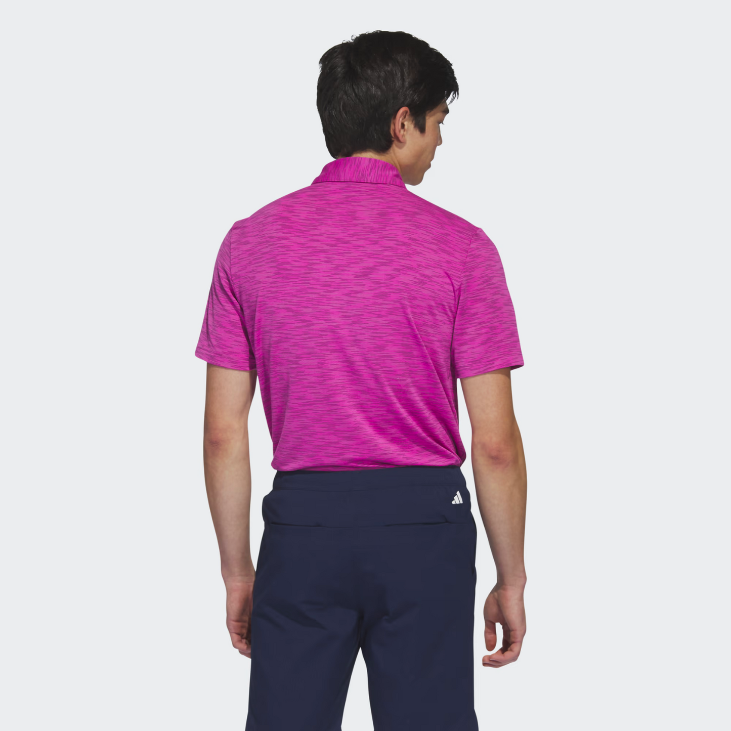 Mens adidas Space Dye Golf Polo