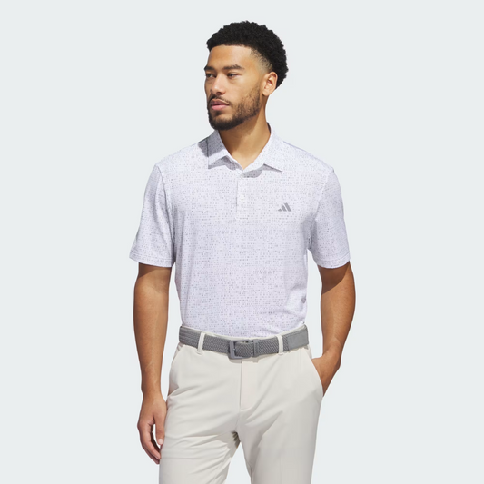 adidas Ultimate365 Power Grid Print Polo Shirt