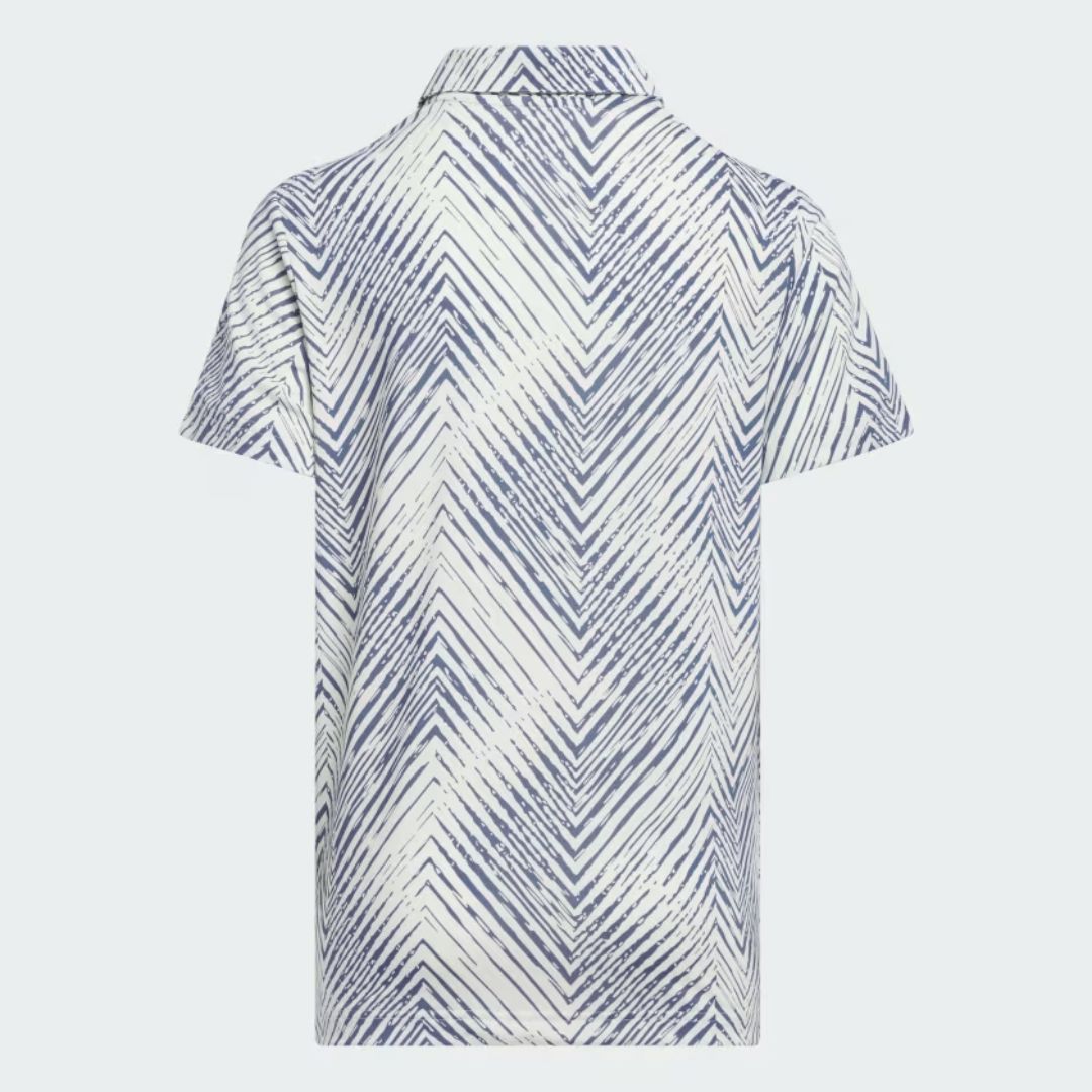 Herringbone Scripted Polo Shirt Kids