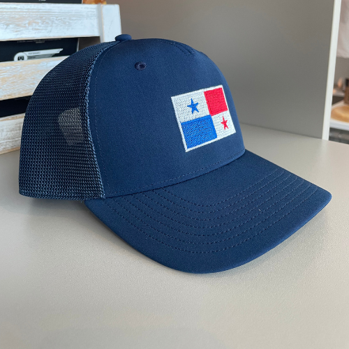 5 Panel Truck Cresting Navy - Bandera de Panamá