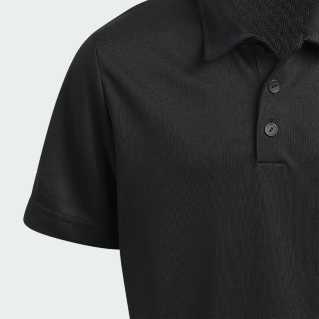 Performance Short Sleeve Polo Shirt Kids Black