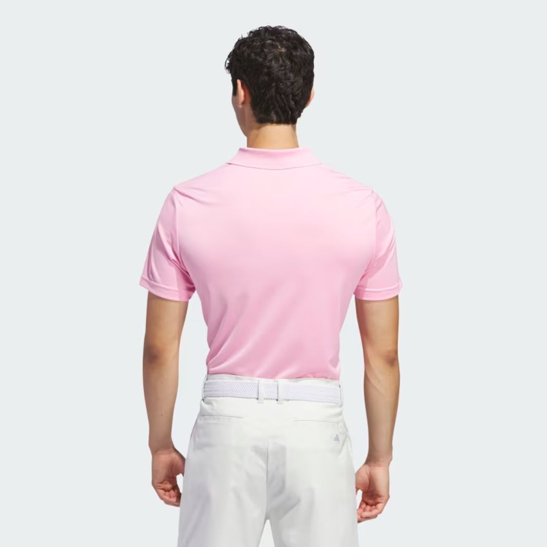 adidas Mens Short Sleeve Performance Golf Polo