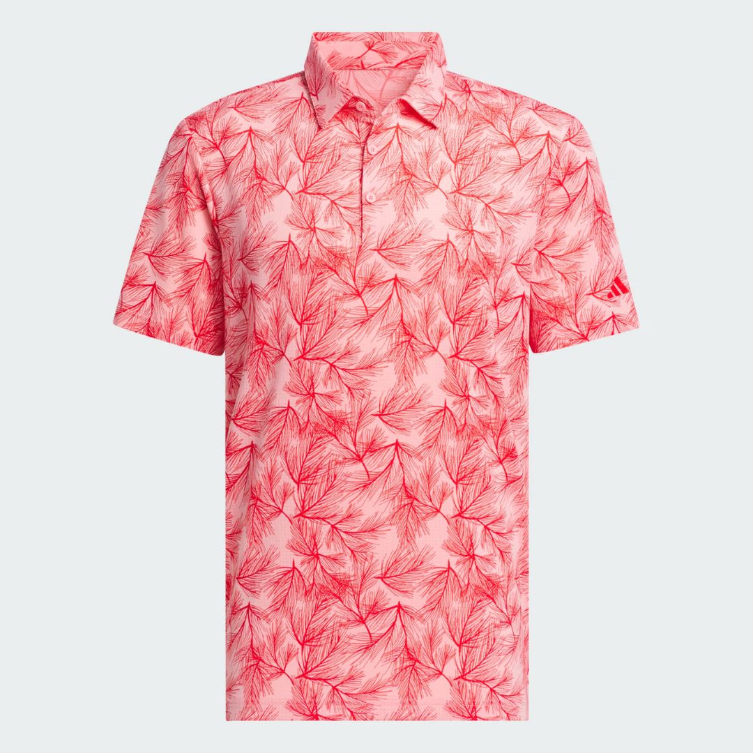 adidas Ultimate365 Mesh Print Golf Polo