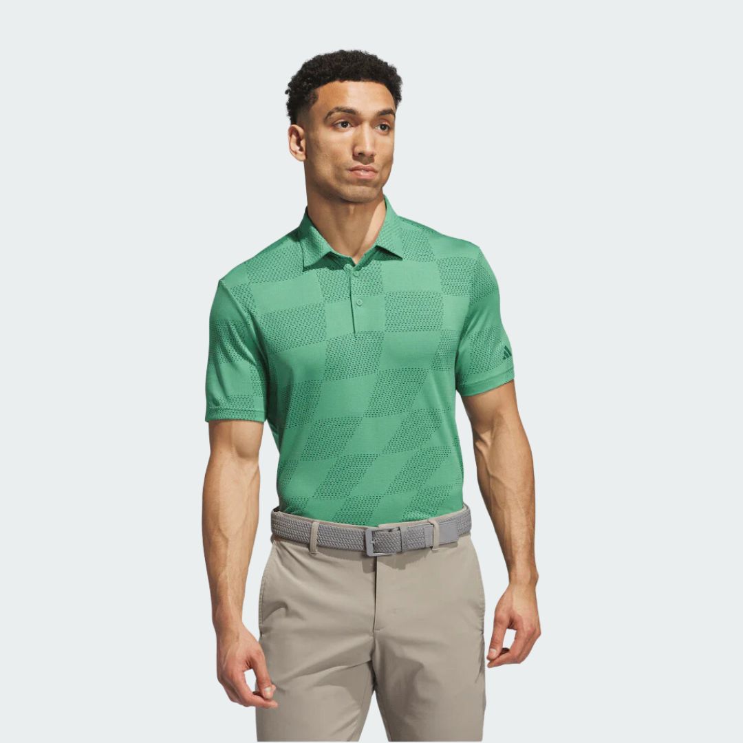 adidas Ultimate365 Textured Short Sleeve Polo Shirt