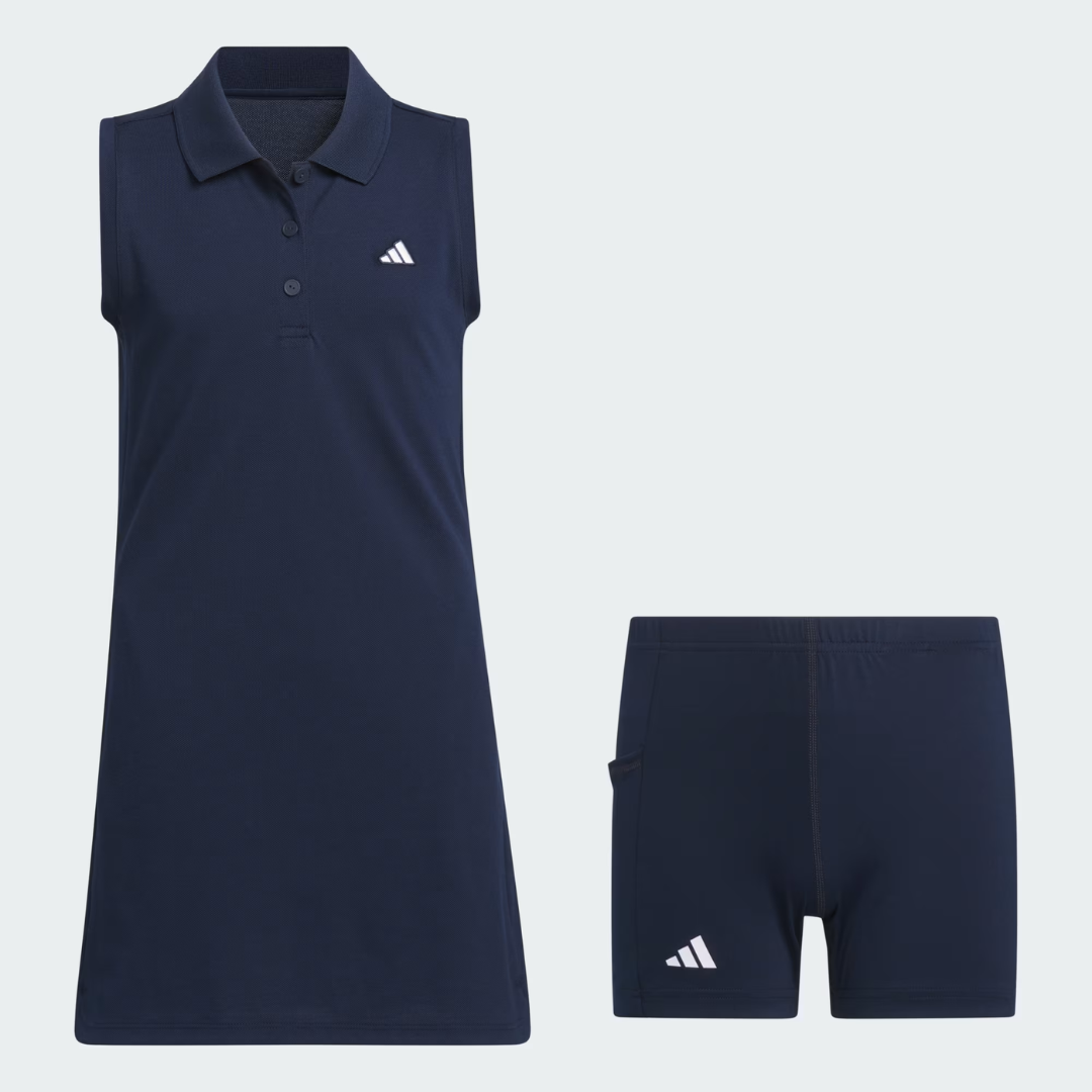 adidas Blue Pique Club Dress Kids