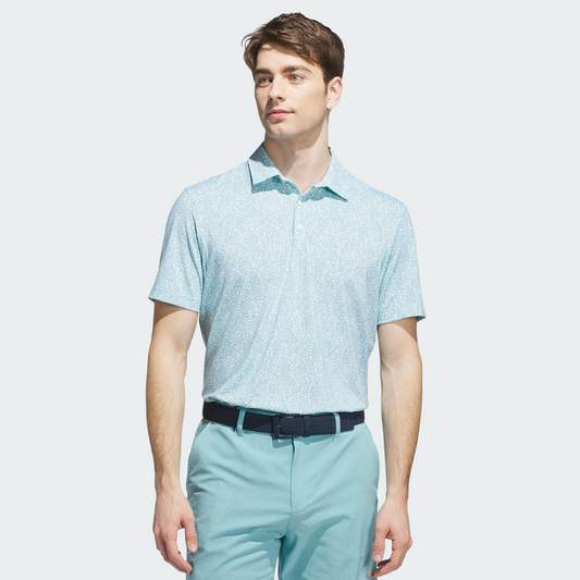 adidas Ultimate365 Mini Bunker Polo Shirt Pure Teal