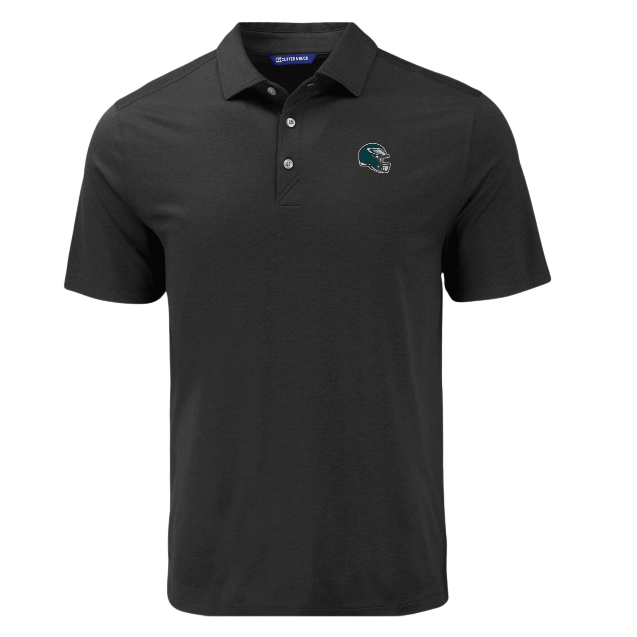 Cutter & Buck Coastline Epic Comfort Mens Polo - Philadelphia Eagles NFL Helmet