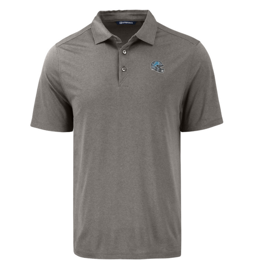 Cutter & Buck Coastline Epic Comfort Mens Polo - Detroit Lions NFL Helmet