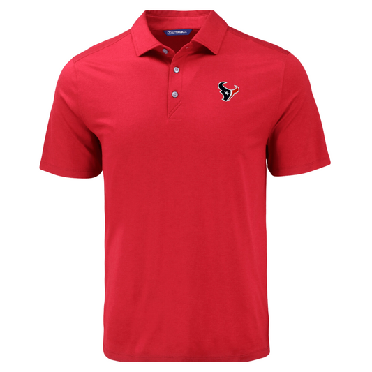 Cutter & Buck Coastline Epic Comfort Mens Polo - Houston Texans