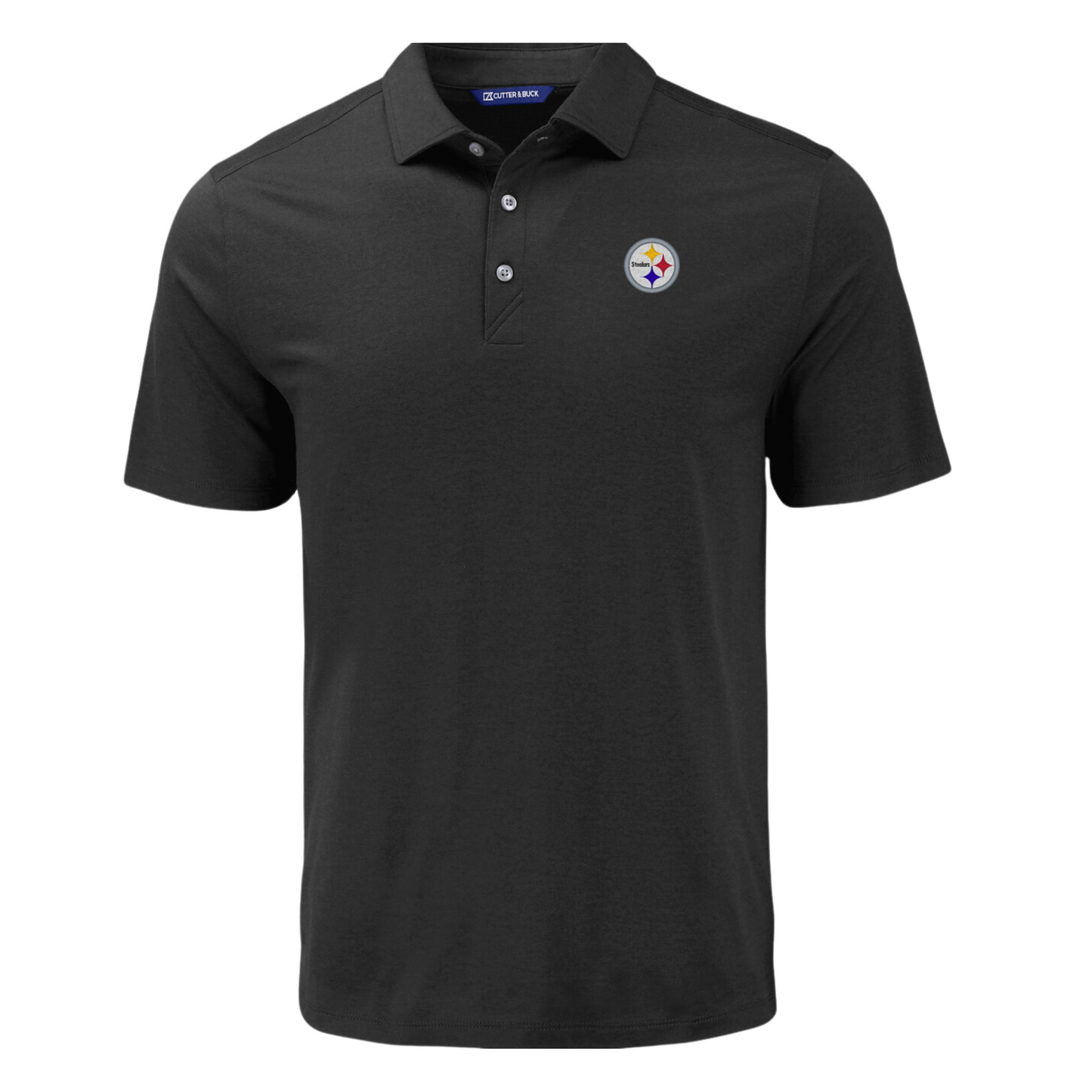 Cutter & Buck Coastline Epic Comfort Mens Polo - Pittsburgh Steelers